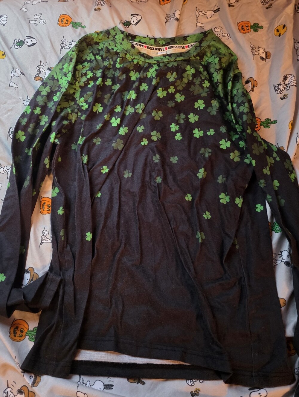 Long Sleeve St Patricks Day Top